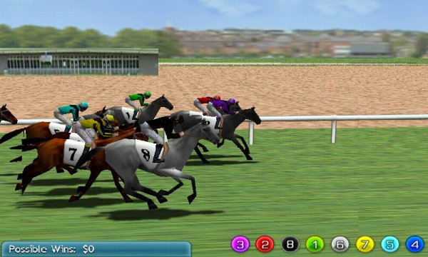 Virtual Horse Racing 3D ARMv6