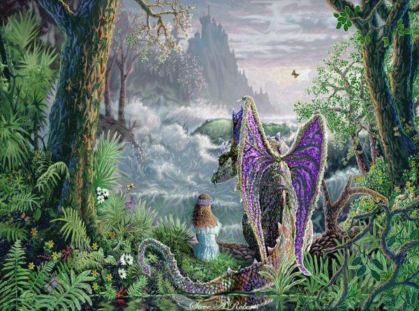 magic evening-by Steve A Roberts