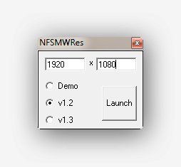 NFS MW Resolution Changer