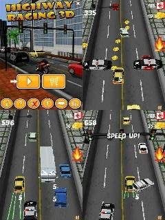 Highway Racing3D 240x320