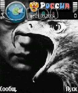 Black eagle theme