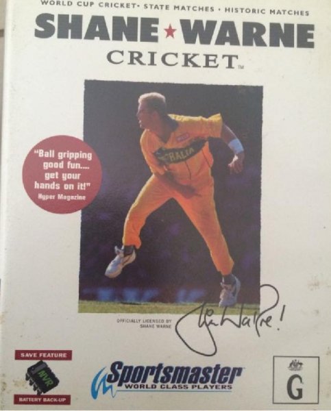 Shane Warne Cricket.(Sega).