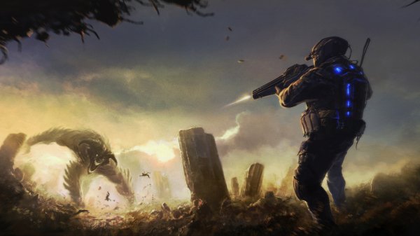 soldat-oruzhie-vystrel-monstr