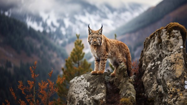 Rys-gory-kamni-tsifrovoe-iskusstvo-bolshaia-koshka-ii-art-is