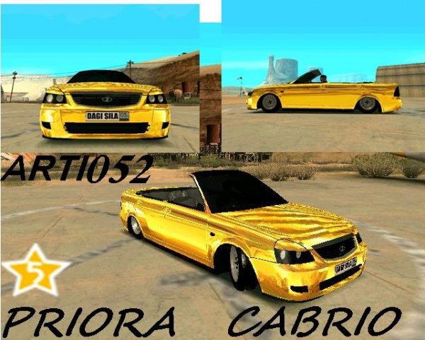 GTA SA VAZ 2170 PRIORA CABRIO ARTI052