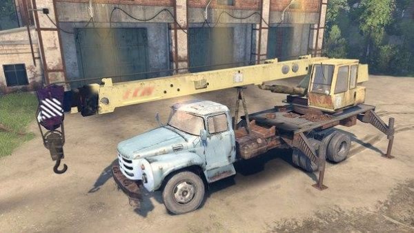 ЗиЛ 133 ГЯ Автокран v1.0 для Spintires