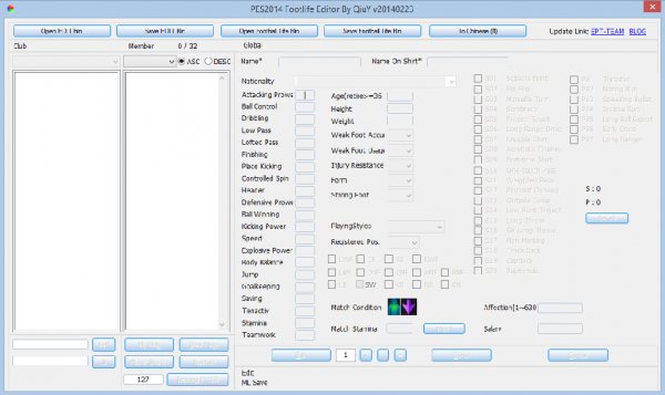 PES-14 Football Life Editor v20140223