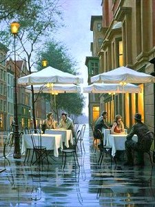 Rain in town