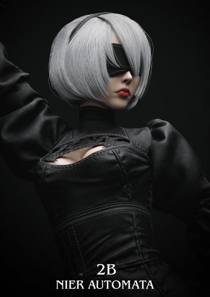 2b nier automata by dylan kowalski dejhi4j-fullview