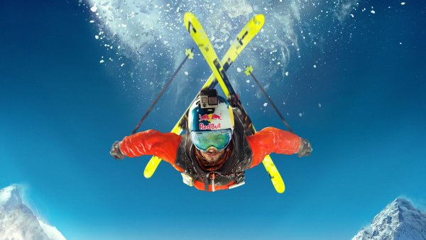steep skiing 4k 5k-5120x2880