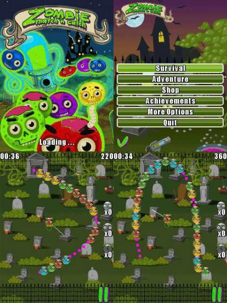 Zombie Match n Catch 480x800 Sam S8000