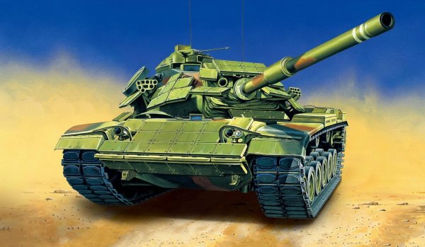 USMC M60A1 With Passive Armor (Copy)