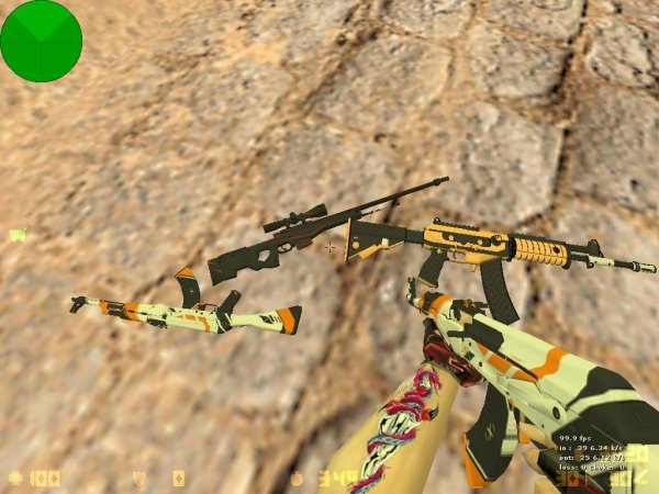 Модели оружий CSGO для cs 1.6 (пак винто