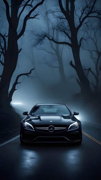 Mercedes-cls-classe-in-dark-forest-241224
