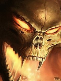 fire skull