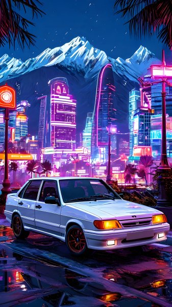 Lada-vaz-2115-white-neon-201224