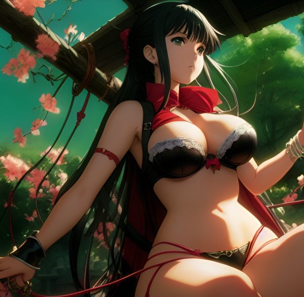 Брюнеточка