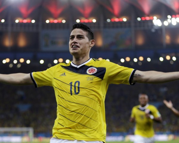 Footballer of the club Real Madrid James Rodriguez rejo