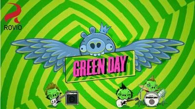 angry birds green day