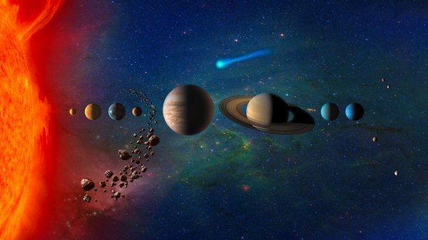 planets in solar system 4k-3840x2160