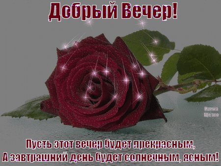 Анимированная открытка добрый вечер (4) (1)