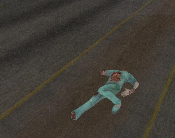 Мертвое тело из Resident Evil Operation