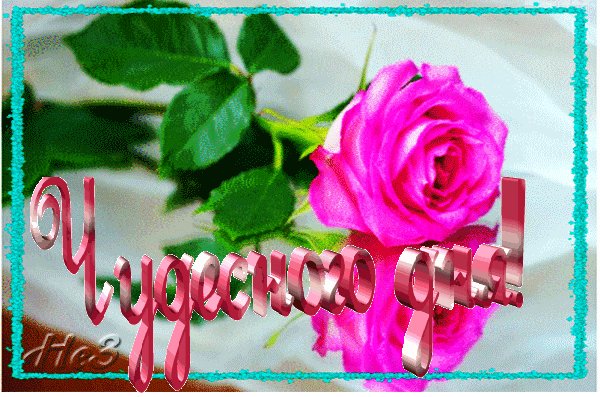 Анимированная открытка чудесного дня