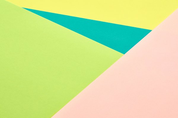 Yellow-geometry-green-abstraction-pastel-tones