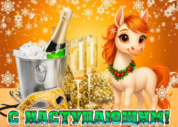 С Наступающим!