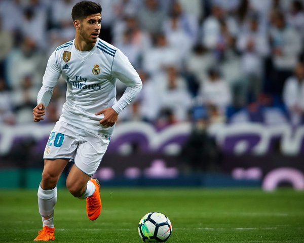 Spanish footballer Real Madrid midfielder Marco Asencio