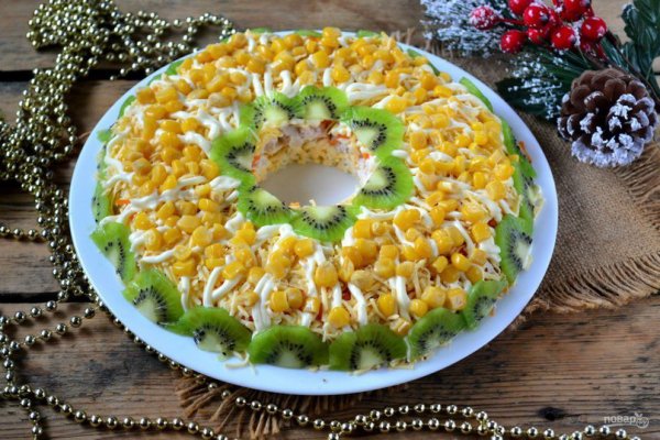 КУРИНЫЙ САЛАТ НА НОВЫЙ ГОД