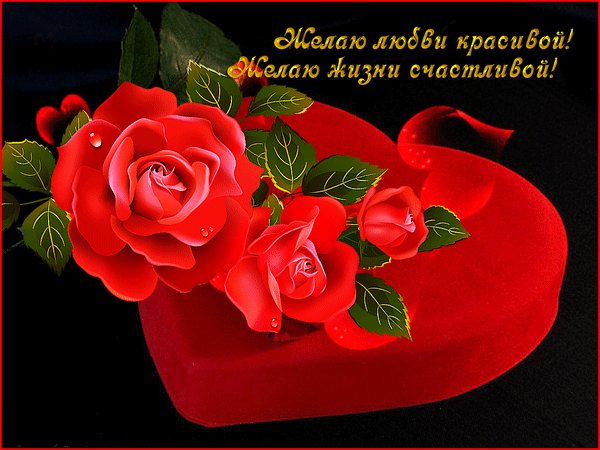 Желаю любви красивой