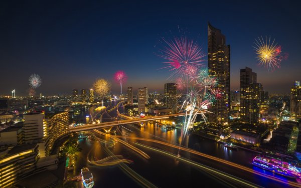 Fireworks on New Year's 14