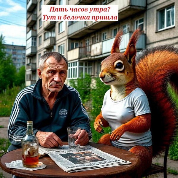 Белочка пришла