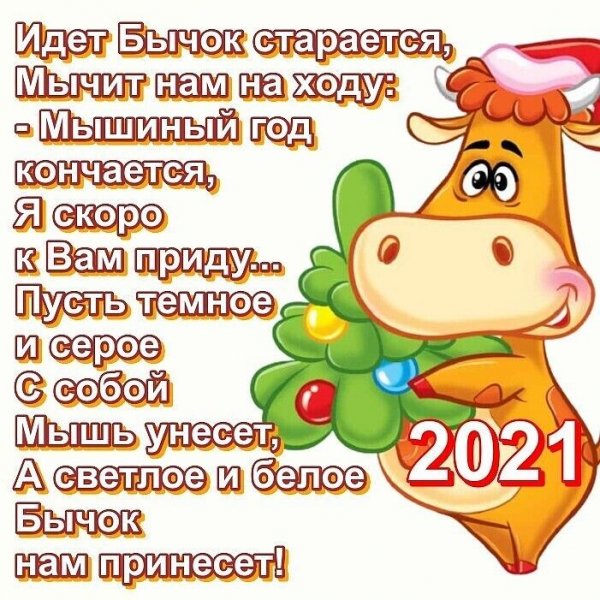 Идёт Бычок старается