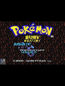 Pokemon - rubysestiny version