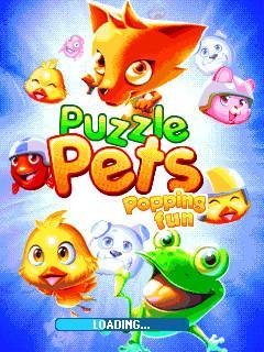 Puzzle Pets - Popping Fun 128x160