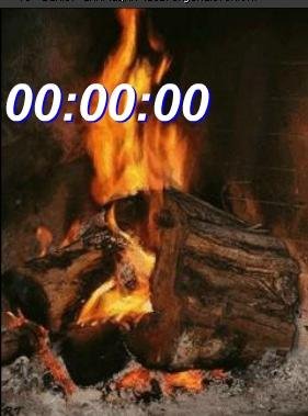 15 Огонь анимация часы опускаются