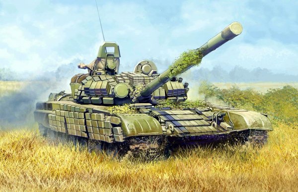 Soviet T-72B1 with ERA Main Battle Tank 1988 (Copy)