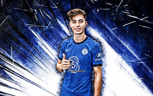 4k-kai-havertz-grunge-art-chelsea-fc-german-footballers