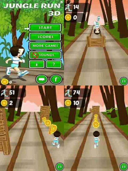 Jungle Run 3D 240x400 Asha305