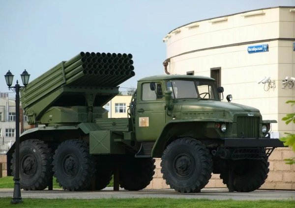 БМ-21 "Град" на базе Урал-375