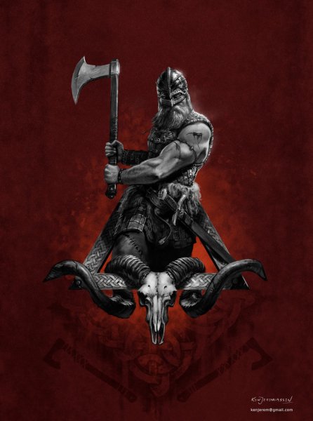 viking warrior by kenjeremiassen-dbmu7bd