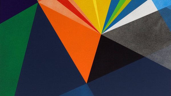 Geometry-orange-blue-multicolored-modern