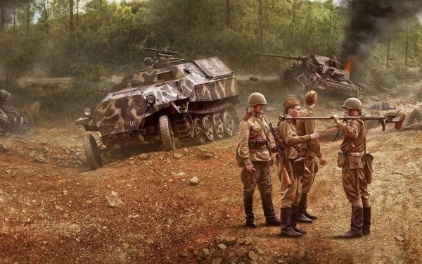 soldier military tank tanks weapon artwork pai