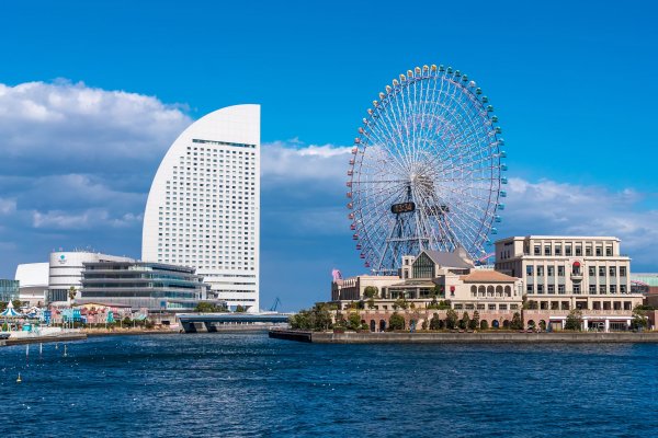 Japan Houses Yokohama Ferris wheel Hotel