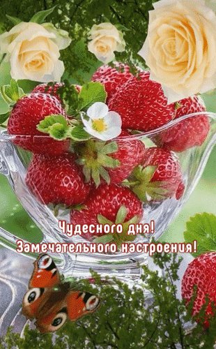 Анимированная открытка чудесного дня