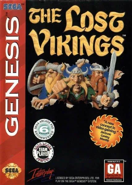 Lost Vikings (RUS) (Sega MD GEN 16bit)