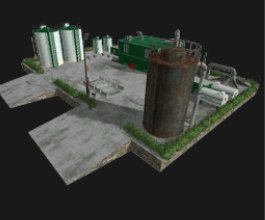 FS17 raffinerie placeable