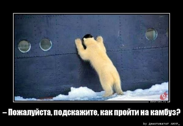 Подскажите, как пройти на камбуз?